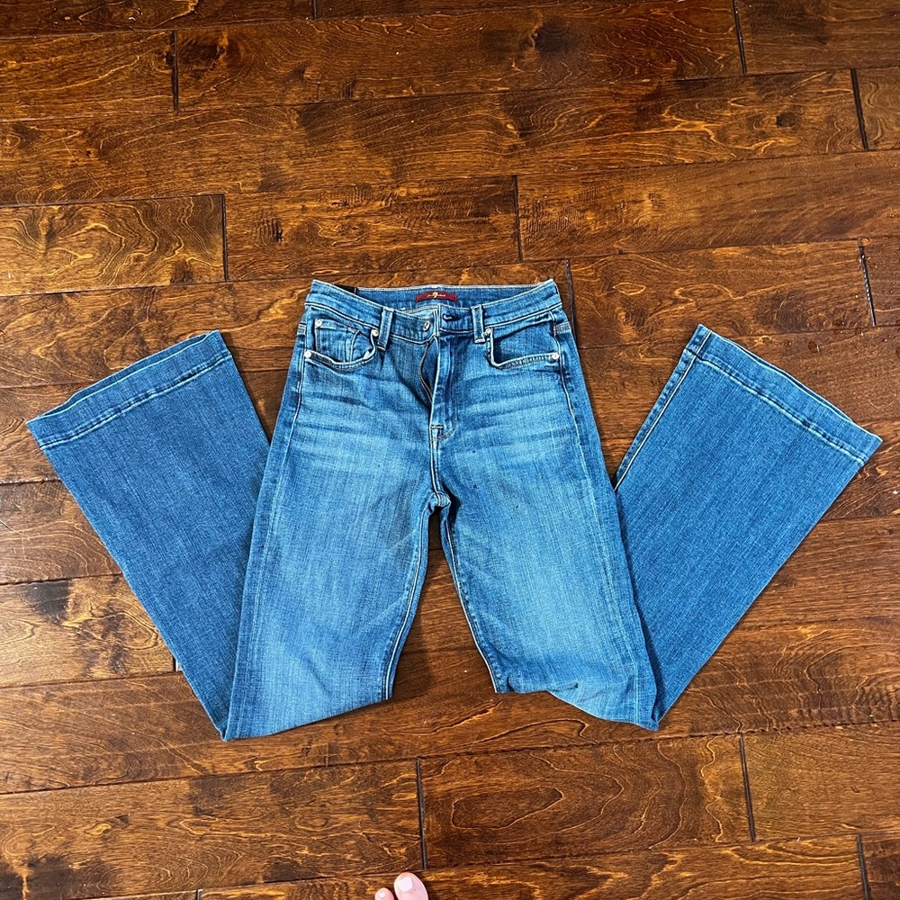 7 for all mankind flare jeans size 27